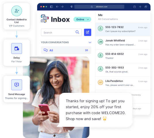 SMS marketing integration