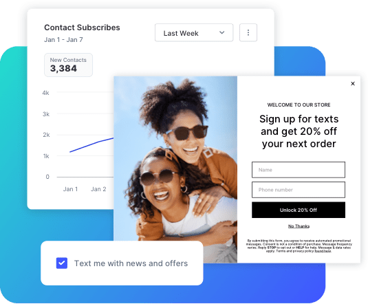SlickText growth tools to help you attract more customers to your Shopify store