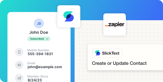 A Zapier action to Create or Update a Contact in SlickText