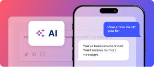 Example of opt-out intelligence to help SlickText users stay SMS compliant