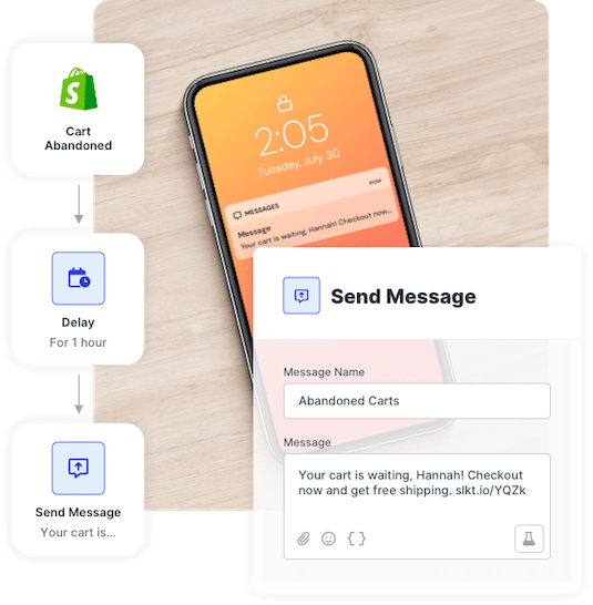 Example of using automation tools get customers.
